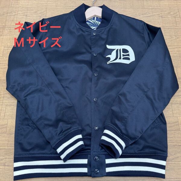 WTAPS TEAM JK 15ss ネイビー Mサイズ スタジャン 花柄 リバーシブル ダブルタップス TET