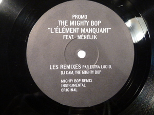 12inch★THE MIGHTY BOP「L'ELEMENT MNUANT」