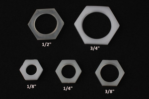  hex nut 3/4 1 piece half transparent plastic ( product number :SP-25)