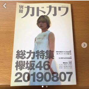 別冊カドカワ 総力特集 欅坂46 20190807