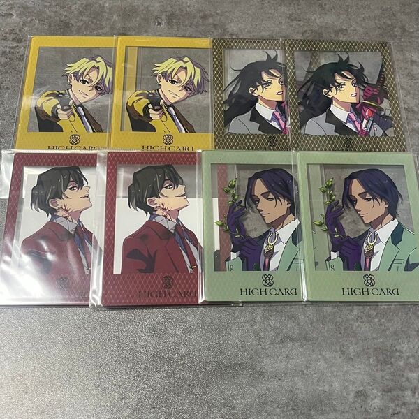 HIGH CARD ハイカード アクリルカード フィン クリス ウェンディ ヴィジャイ