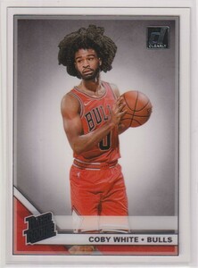 NBA COBY WHITE 2019-20 PANINI Clearly Donruss RATED ROOKIE BASKETBALL ROOKIE CARD No.56 CHICAGO BULLS コービー・ホワイト ブルズ