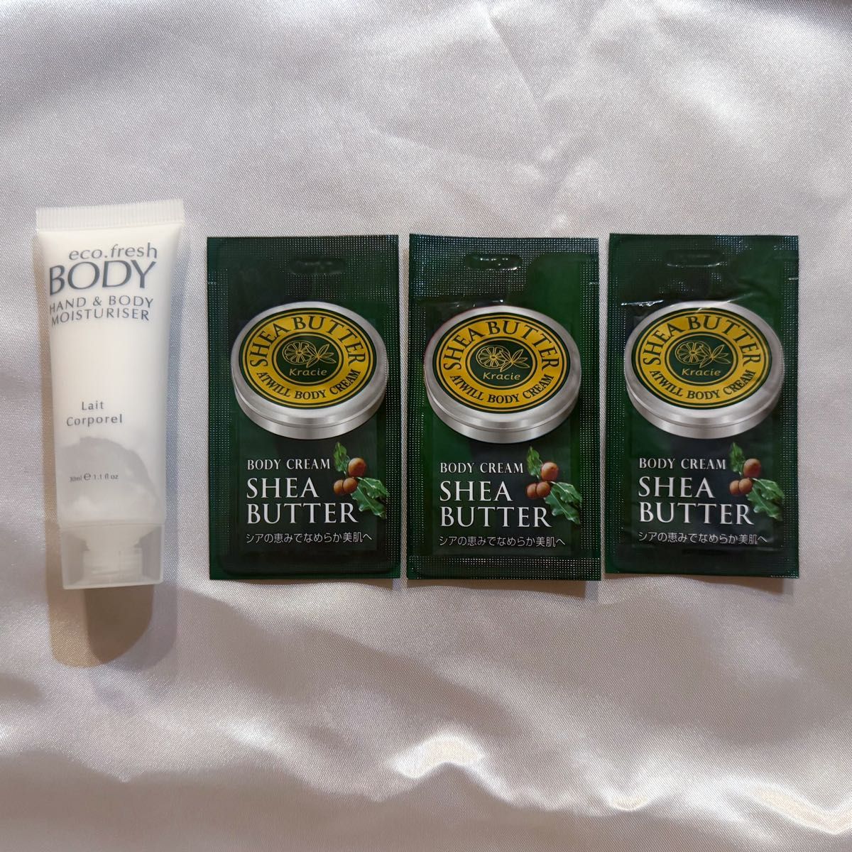 アットウィルボディクリーム　シアバター×3＋エコフレッシュ　ハンドボディモイスチャークリーム