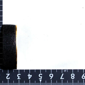 新品 縁頭 肥後石目図(土方) 黒  K-028-3BR3の画像2