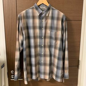 AURALEE SUPER LIGHT WOOL CHECK SHIRTS