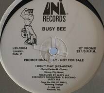 【廃盤12inch】Busy Bee / Express / I Don't Play_画像2