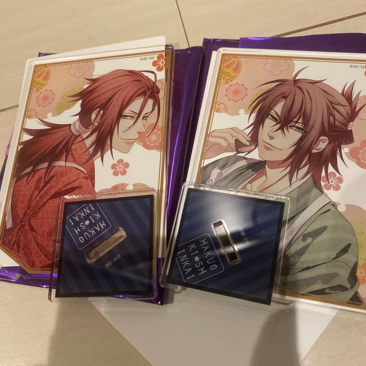 オトメイトストア 薄桜鬼 春風商店 沖田総司　原田左之助　アクリルスタンド　