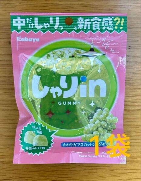 【即日発送】カバヤ しゃりinグミ さわやかマスカットソーダ味