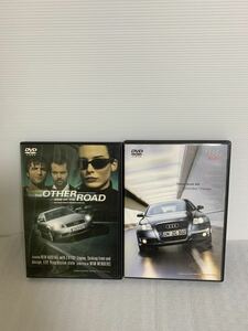 即決/Audi/アウディ/DVD2本セット/AUDIA3 THEOTHERSIDEOFTHEROAD/AUDI A6/動作未確認/長期保管の経年有/ジャンク扱い