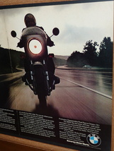 1975年 USA '70s 洋書雑誌広告 額装品 BMW R90S R90 ( A3size・雑誌見開きサイズ ) _画像3