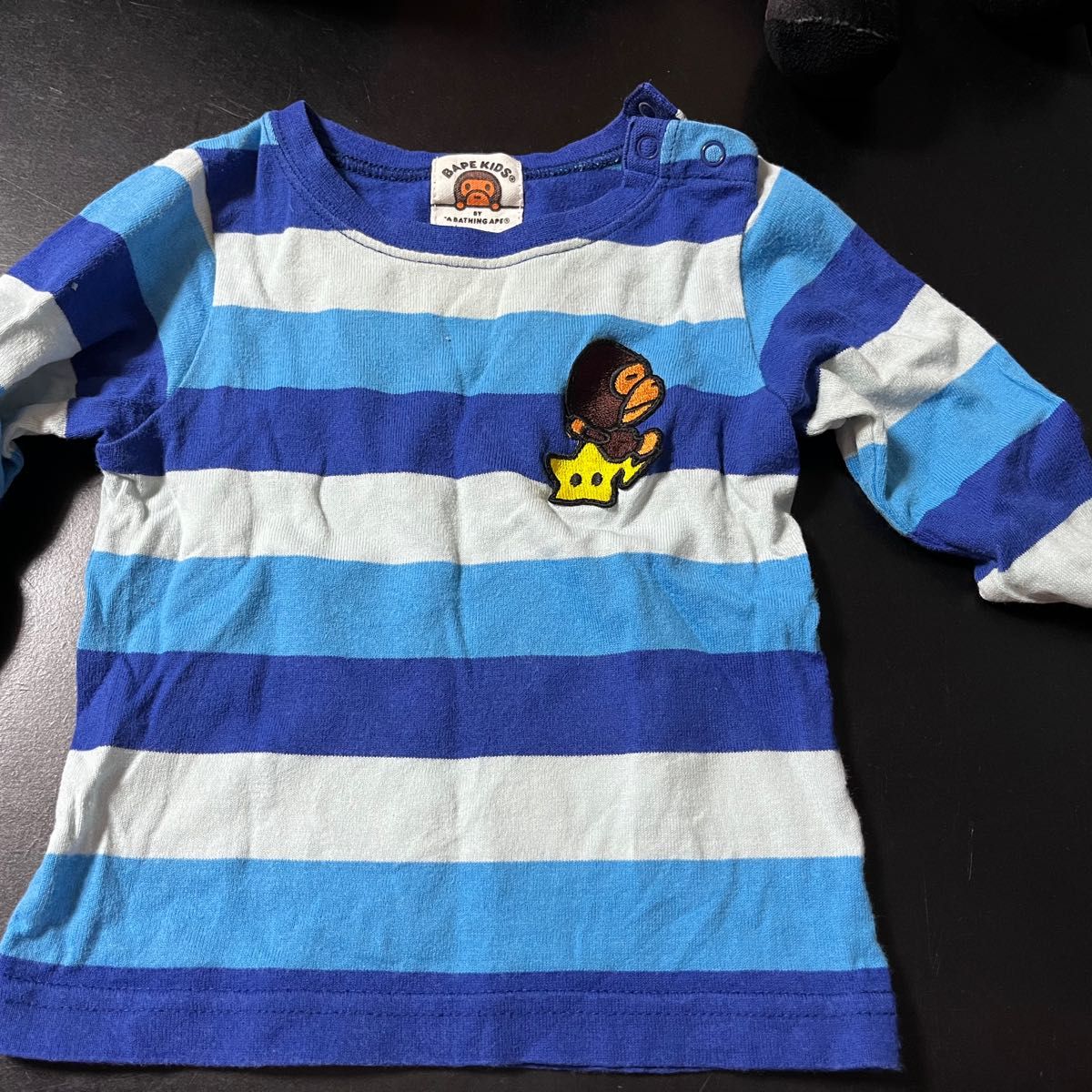 APETシャツ ロンT ボーダー トップス 長袖Tシャツ ボーダー 長袖