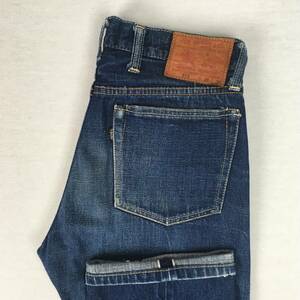 JOE McCOY Joe mccoy Lot 915 Denim брюки джинсы W28 L36 распорка cell bichi кнопка fly .. заклепка кожа patch чёрный tab