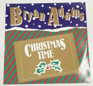 BRYAN ADAMS / CHRISTMAS TIME 30㎝レコード ブライアンアダムス クリスマスタイム