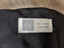 【送料無料】A106　SAGA　FOX　サガフォックス　毛皮　リアルファー　ショール　ストール　ケープ　ティペット　大き目　和装　洋装_画像2