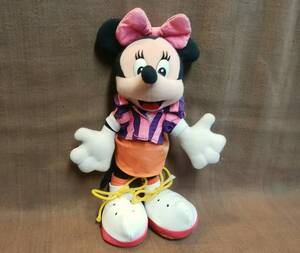  retro that time thing Japan Air Lines JAL Disney Minnie Mouse soft toy total length approximately 26cm outside fixed form postage 350 jpy 