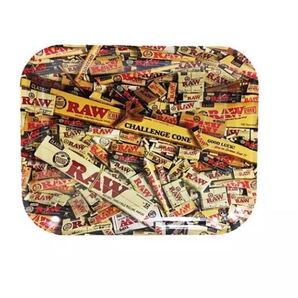◆送料無料◆新品 RAW 正規品 メタルトレーミックスラージ 手巻きタバコブランド 喫煙具 トレイ