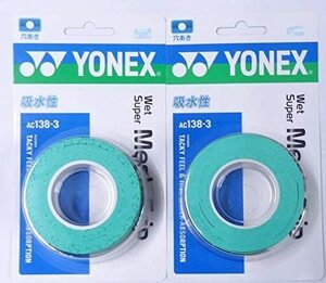 * Yonex [YONEX] wet super mesh grip (3 pcs insertion )AC138-3 green (003)×2 piece set ④