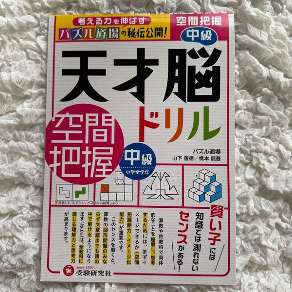 天才脳ドリル/空間把握 パズル道場の秘伝公開! 中級 山下善徳/著 橋本龍吾/著
