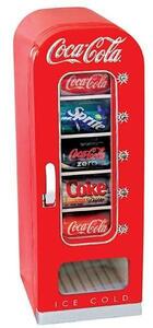COCA-COLA コカ・コーラ レトロ調 コカコーラ 自動販売機型冷蔵庫 レトロベンディングマシーン CVF18-G 10缶収納型 Vending Fridg[輸入品]