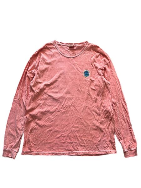 tw332 長袖Tシャツ ロンT スウェットワンポイントバクプリ トレーナー US古着 ユニセックス サーフィン アウトドア