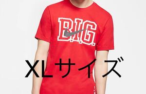 即発送！XLサイズ 新品未開封 NIKE ブルックリンネッツTEE ナイキ Brooklyn Nets Notorious B.i.g. Biggie 赤 RED ビギー