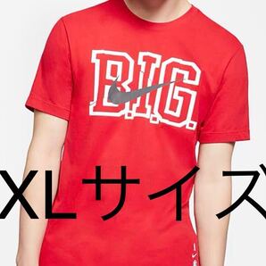 即発送!XLサイズ 新品未開封 NIKE ブルックリンネッツTEE ナイキ Brooklyn Nets Notorious B.i.g. Biggie 赤 RED ビギー