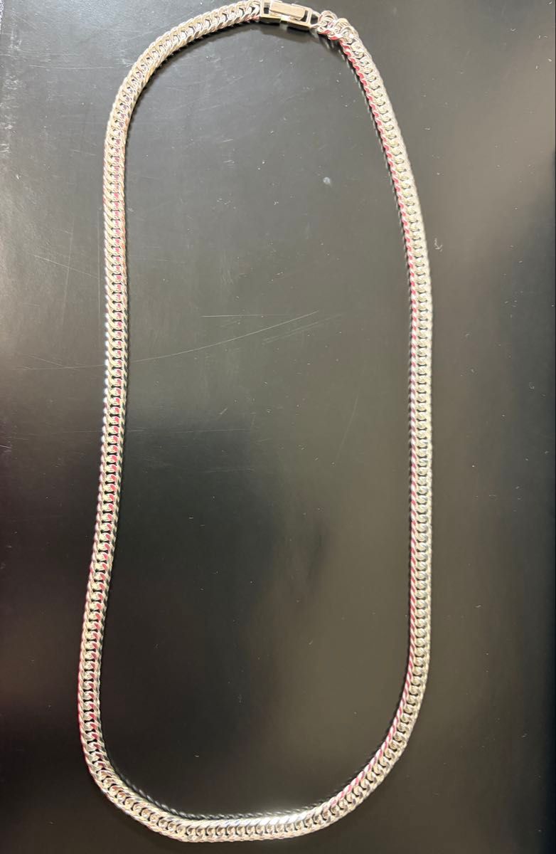 未使用 シルバー925 喜平ネックレス 12面ダブル 50cm SV925 幅5mm 25g