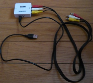 HDMI変換アダプター　MINI HDMI２AV
