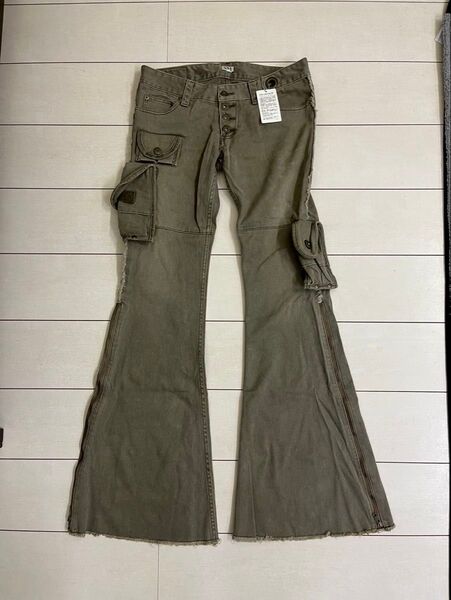 LGB 激レア フレアカーゴパンツ オリーブグリーン新品未使用タグ付き