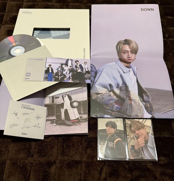 ENHYPEN BORDER:CARNIVAL(DOWN ver.)CD アルバム トレカ K-POP ポスター