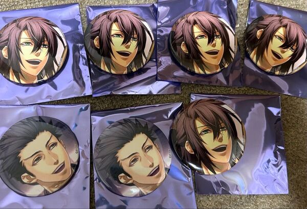 薄桜鬼 真改 オトメイト 缶バッジ 万葉ノ抄 トレーディング 缶バッジ 沖田総司 近藤勇 7点セット