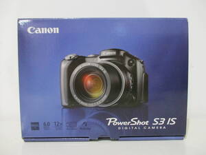 #5159 Canon Power Shot S3 IS 6.0-72.0mm 1:2.7-3.5 USM ※稼動品、ケーブル欠品