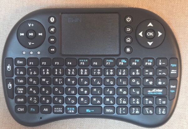 EWIN ワイヤレスミニキーボード タッチパッド付 日本語配列