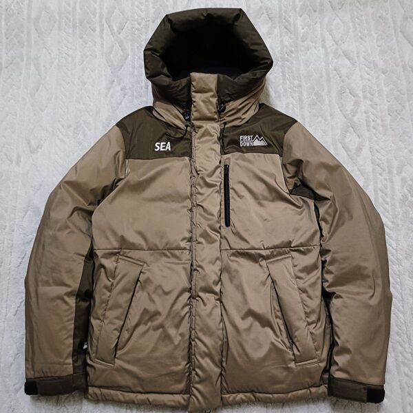 【希少コラボ】FIRST DOWN×WIND AND SEA ダウンジャケット M