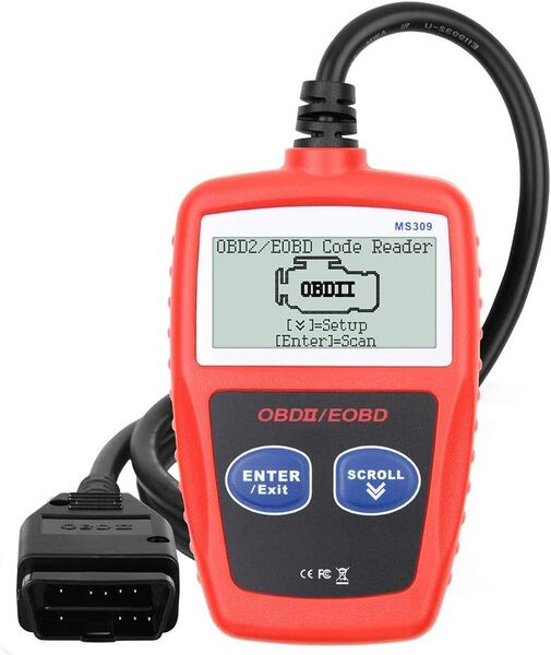 車両 故障診断機 2024年モデル MS309 OBD2 OBDII EOBD 故障コード リーダー エンジンチエック リセット