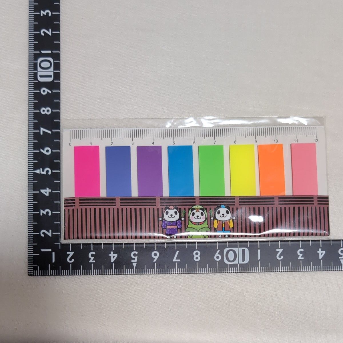 14　新品未使用　ふせん　カラフル　パンダ　文房具　文具　事務用品　 ポストイット Post-it マルチカラー