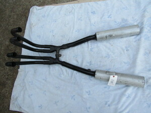 GPZ400 Kawasaki original muffler warehouse inside .. long time period storage parts *.