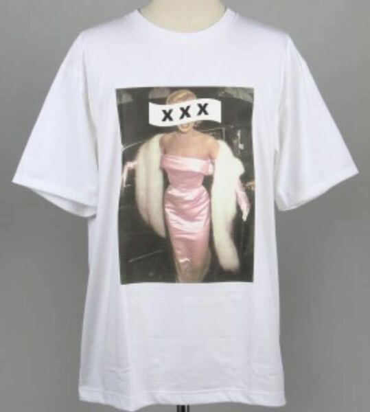 『新品』GOD SELECTION XXX★ マリリン・モンロー Tシャツ★Lサイズ★白 ホワイト