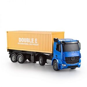 1/20 size container trailer radio-controller . confidence. not 2.4GHz frequency . several pcs same time mileage . possibility trailer connection cut .... radio-controller . is possible to do 