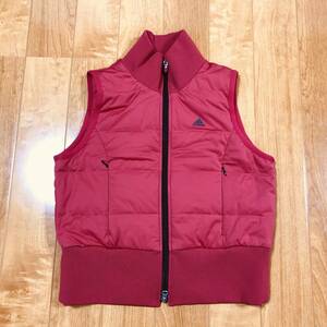 [adidas golf] Adidas Golf Golf wear Zip up the best down vest lady's M size free shipping!
