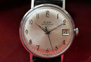 ☆ELGIN エルジン SPORTSMAN 手巻き 時計 腕時計 ヴィンテージ 動作品