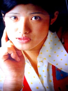  Yamaguchi Momoe постер 2 листов 59x83.CBS/SONY широкий цвет * вязаный редкостный RM51
