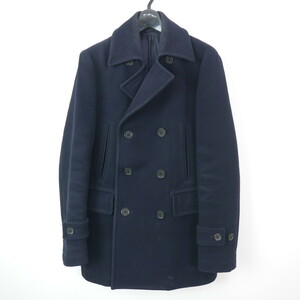 UNITED ARROWS ユナイテッドアローズ ウール Pコート NAVY S