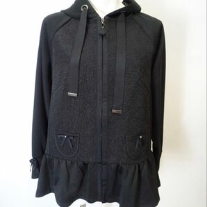 2025AWスーパービューティーキルティング×リブニットパーカー 44