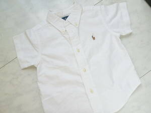  beautiful goods Ralph Lauren white white short sleeves shirt 90