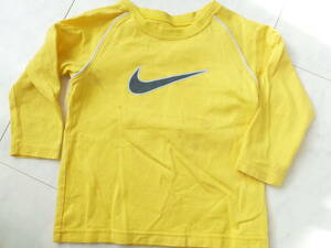 NIKE Nike желтый цвет Hierro футболка с длинным рукавом 90f-sen заяц 