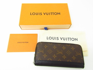 LOUIS VUITTON ルイ・ヴィトン モノグラム マカサー ジッピー ヴェルティカル M60109 ラウンドファスナー長財布(小銭入れあり)♪SB3629