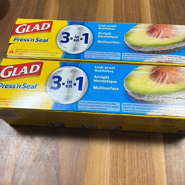 GLAD Press'n Seal 3-in-1 ラップの2個セット