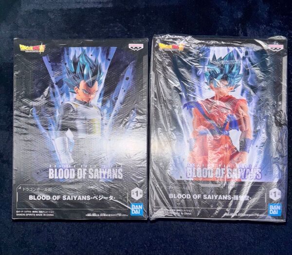 ドラゴンボール超 BLOOD OF SAIYANS 孫悟空 ベジータ フィギュア 2個セット