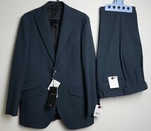 ●定価132000円D'URBANダーバンメンズスーツ(A5,灰,日本製)新品_画像1